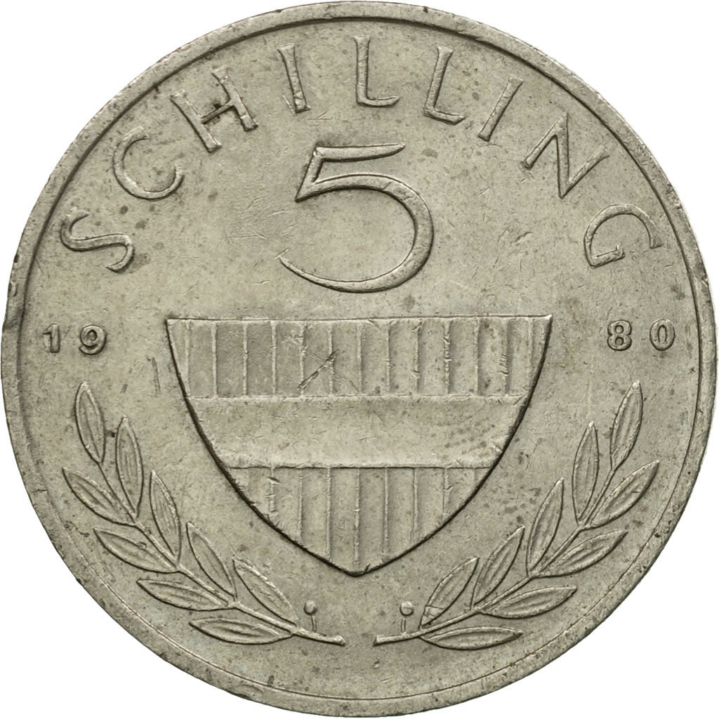 Monnaie, Autriche, 5 Schilling, 1980, TTB, Copper-nickel, KM:2889a