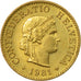 Coin, Switzerland, 5 Rappen, 1981, Bern, EF(40-45), Aluminum-Bronze, KM:26c