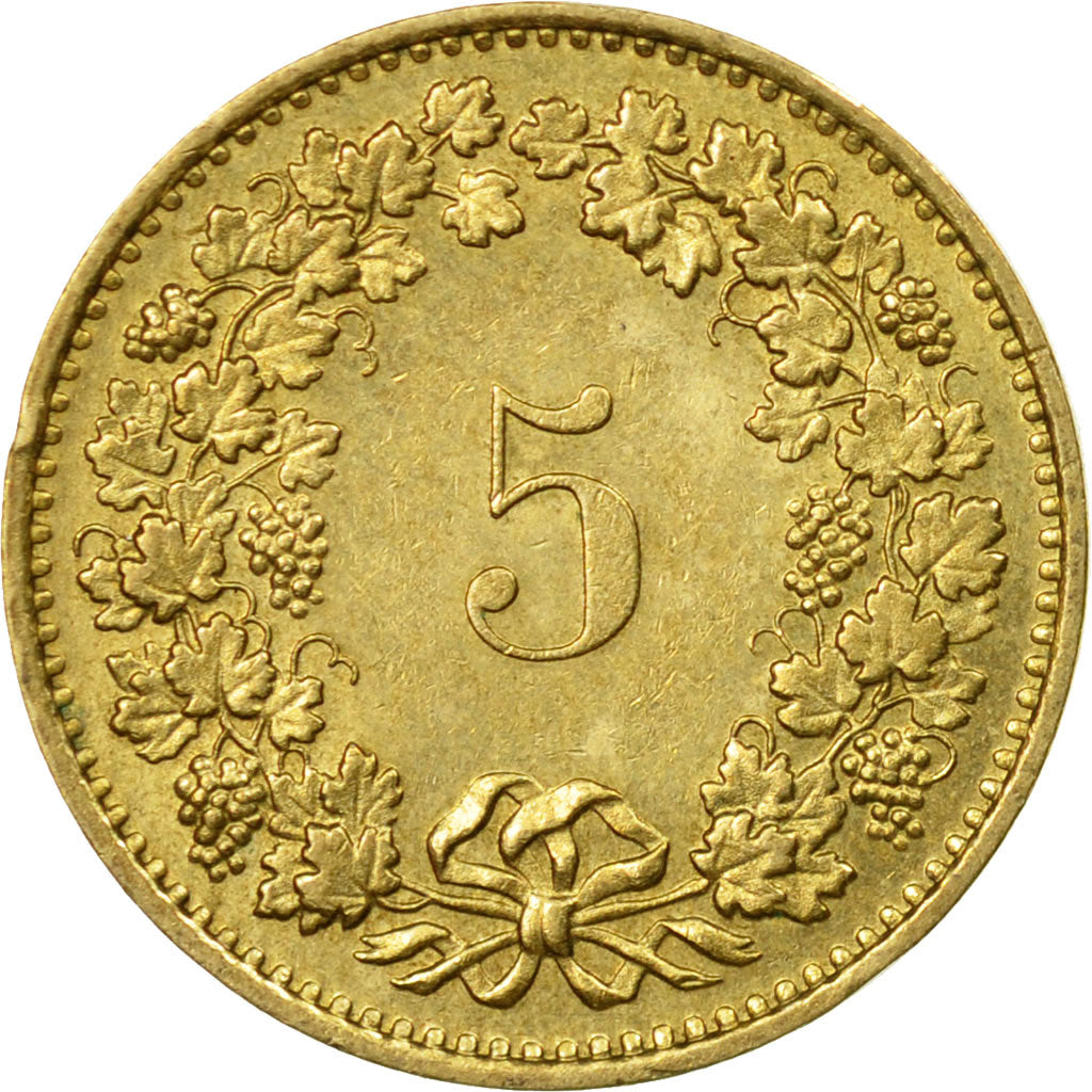 Coin, Switzerland, 5 Rappen, 1981, Bern, EF(40-45), Aluminum-Bronze, KM:26c