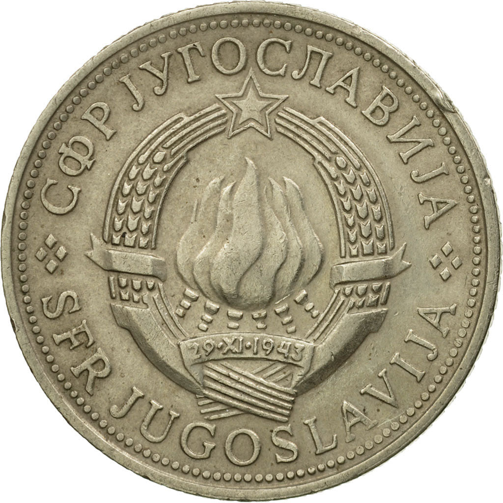 Monnaie, Yougoslavie, 5 Dinara, 1972, TTB, Copper-Nickel-Zinc, KM:58