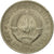 Moneta, Jugosławia, 5 Dinara, 1972, EF(40-45), Miedź-Nikiel-Cynk, KM:58