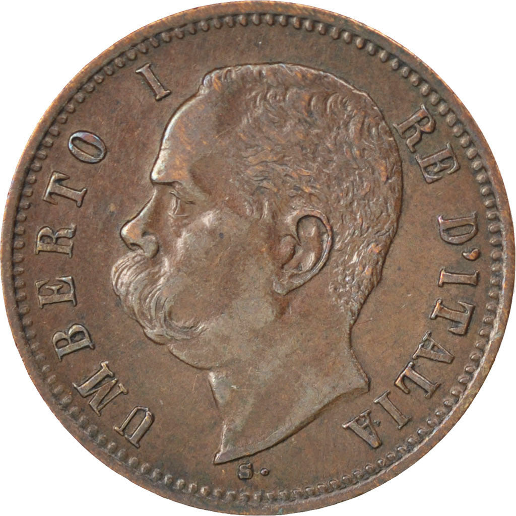 Munten, Italië, Umberto I, 2 Centesimi, 1898, Rome, PR, Koper, KM:30