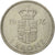 Coin, Denmark, Margrethe II, Krone, 1976, Copenhagen, EF(40-45), Copper-nickel
