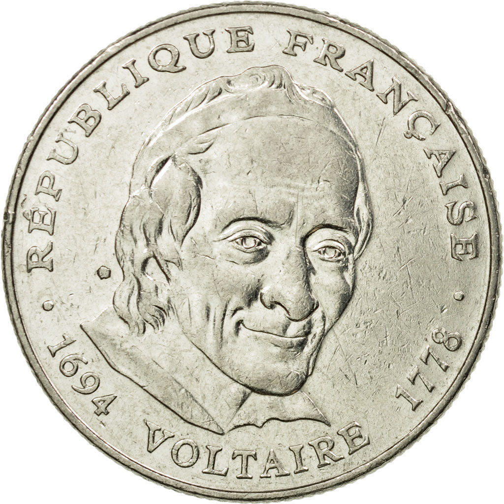 Monnaie, France, Voltaire, 5 Francs, 1994, Paris, TTB, Nickel, Gadoury:775