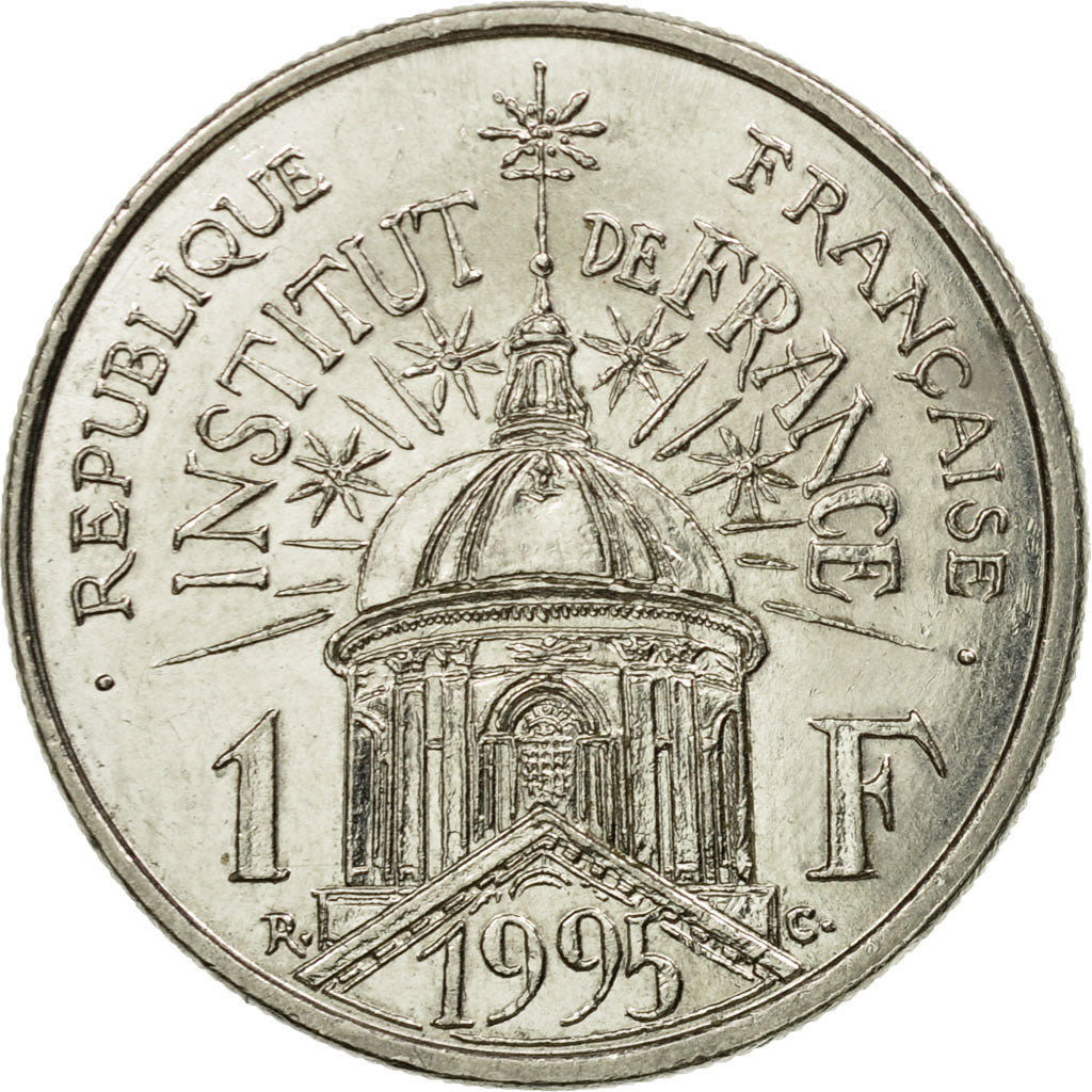 Münze, Frankreich, Institut, Franc, 1995, Paris, SS, Nickel, KM:1133