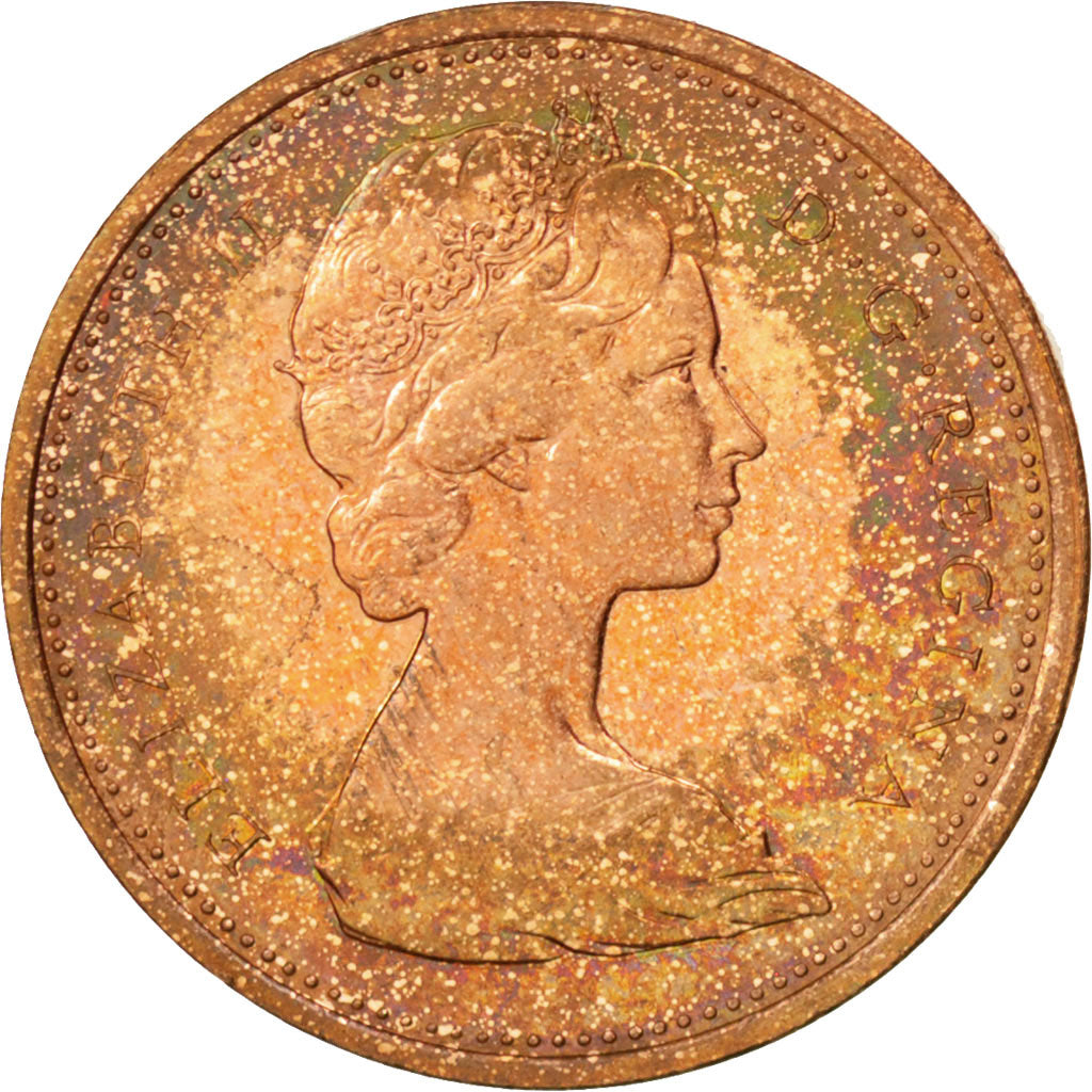Moneta, Canada, Elizabeth II, Cent, 1967, Ottawa, FDC, Bronzo, KM:65