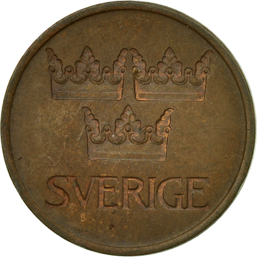 Coin, Sweden, Gustaf VI, 5 Öre, 1973, EF(40-45), Bronze, KM:845