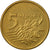 Moneda, Polonia, 5 Groszy, 2002, Warsaw, MBC, Latón, KM:278