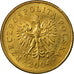 Monnaie, Pologne, 5 Groszy, 2004, Warsaw, TTB, Laiton, KM:278