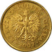 Coin, Poland, 5 Groszy, 2007, Warsaw, EF(40-45), Brass, KM:278