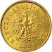Coin, Poland, Grosz, 2004, Warsaw, EF(40-45), Brass, KM:276