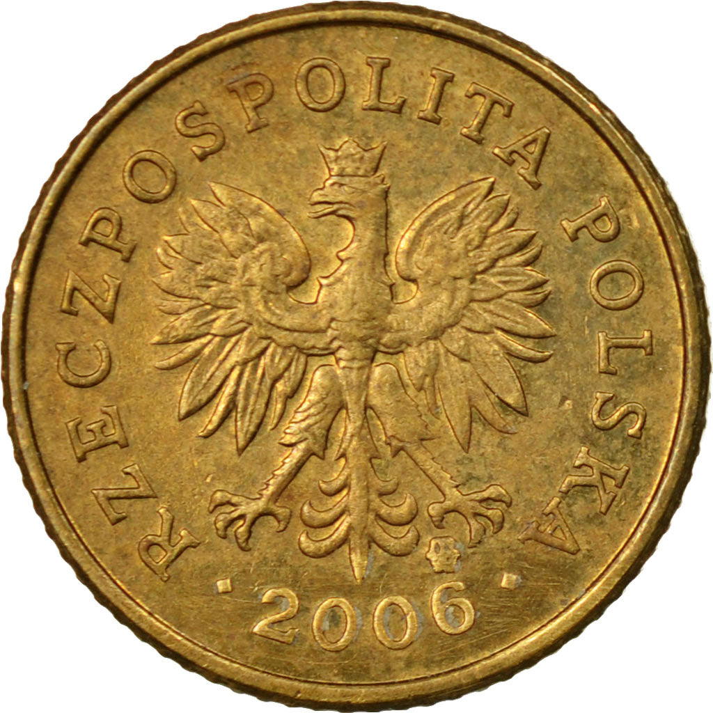 Coin, Poland, Grosz, 2006, Warsaw, EF(40-45), Brass, KM:276