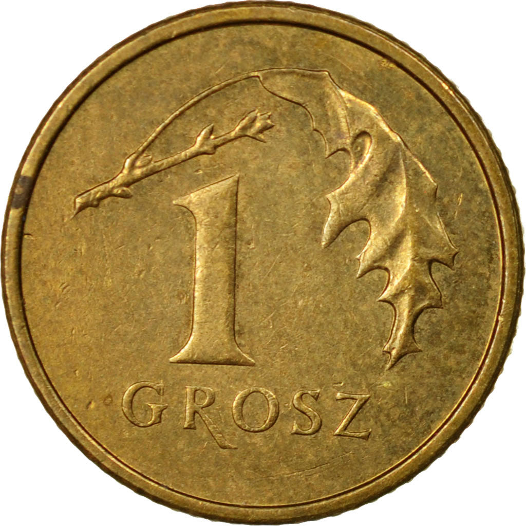 Coin, Poland, Grosz, 2006, Warsaw, EF(40-45), Brass, KM:276