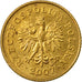 Coin, Poland, Grosz, 2007, Warsaw, EF(40-45), Brass, KM:276