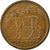 Moneda, Noruega, Olav V, 5 Öre, 1966, MBC, Bronce, KM:405