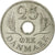 Coin, Denmark, Frederik IX, 25 Öre, 1970, Copenhagen, EF(40-45), Copper-nickel