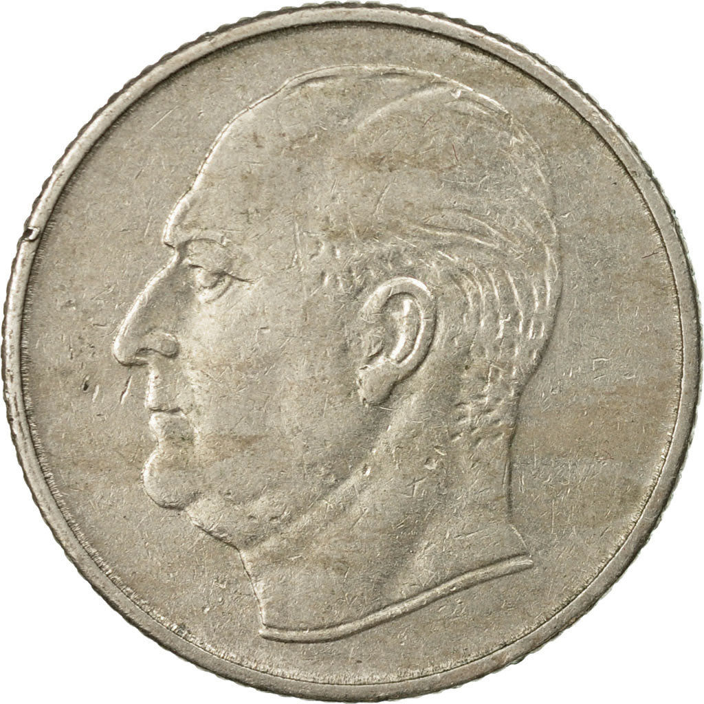Coin, Norway, Olav V, 50 Öre, 1972, EF(40-45), Copper-nickel, KM:408