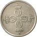 Moneda, Noruega, Olav V, 25 Öre, 1976, MBC, Cobre - níquel, KM:417