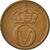 Moneda, Noruega, Olav V, 2 Öre, 1966, MBC, Bronce, KM:410