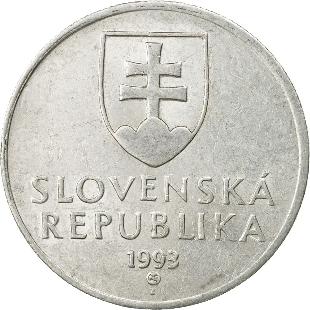 Moneta, Slovacchia, 20 Halierov, 1993, BB, Alluminio, KM:18