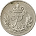 Coin, Denmark, Frederik IX, 10 Öre, 1958, Copenhagen, EF(40-45), Copper-nickel
