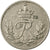 Coin, Denmark, Frederik IX, 10 Öre, 1955, Copenhagen, EF(40-45), Copper-nickel