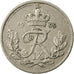 Coin, Denmark, Frederik IX, 10 Öre, 1955, Copenhagen, EF(40-45), Copper-nickel