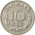 Coin, Denmark, Frederik IX, 10 Öre, 1966, Copenhagen, EF(40-45), Copper-nickel