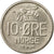 Moneta, Norwegia, Olav V, 10 Öre, 1969, EF(40-45), Miedź-Nikiel, KM:411