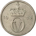 Coin, Norway, Olav V, 10 Öre, 1974, EF(40-45), Copper-nickel, KM:416