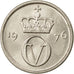 Coin, Norway, Olav V, 10 Öre, 1976, EF(40-45), Copper-nickel, KM:416