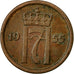 Coin, Norway, Haakon VII, Ore, 1955, EF(40-45), Bronze, KM:398