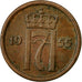 Monnaie, Norvège, Haakon VII, Ore, 1955, TTB, Bronze, KM:398
