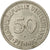Coin, GERMANY - FEDERAL REPUBLIC, 50 Pfennig, 1950, Stuttgart, EF(40-45)