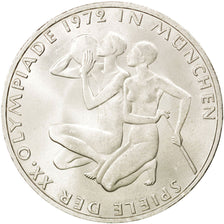 Münze, Bundesrepublik Deutschland, 10 Mark, 1972, Hambourg, UNZ, Silber, KM:132