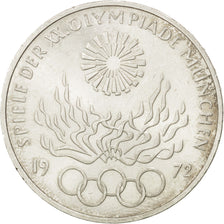 Münze, Bundesrepublik Deutschland, 10 Mark, 1972, Stuttgart, UNZ, Silber