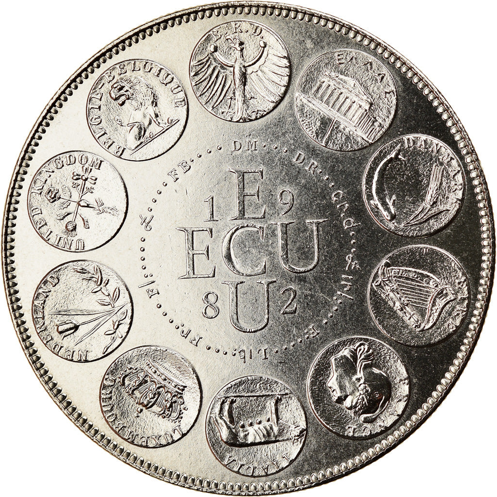 France, Medal, Ecu Europa, Europe Assise, Politics, Society, War, 1982, Rodier