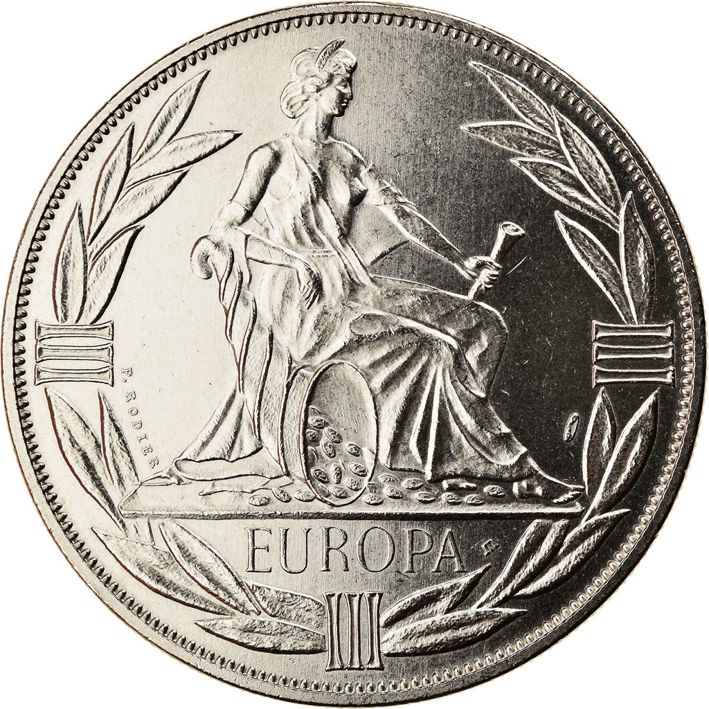 France, Medal, Ecu Europa, Europe Assise, Politics, Society, War, 1982, Rodier