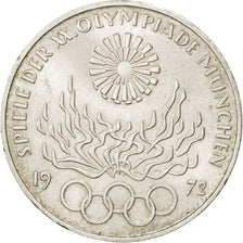 Münze, Bundesrepublik Deutschland, 10 Mark, 1972, Karlsruhe, UNZ, Silber
