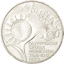 Moneta, GERMANIA - REPUBBLICA FEDERALE, 10 Mark, 1972, Munich, SPL, Argento