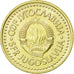 Moneda, Yugoslavia, 2 Dinara, 1984, MBC, Níquel - latón, KM:87