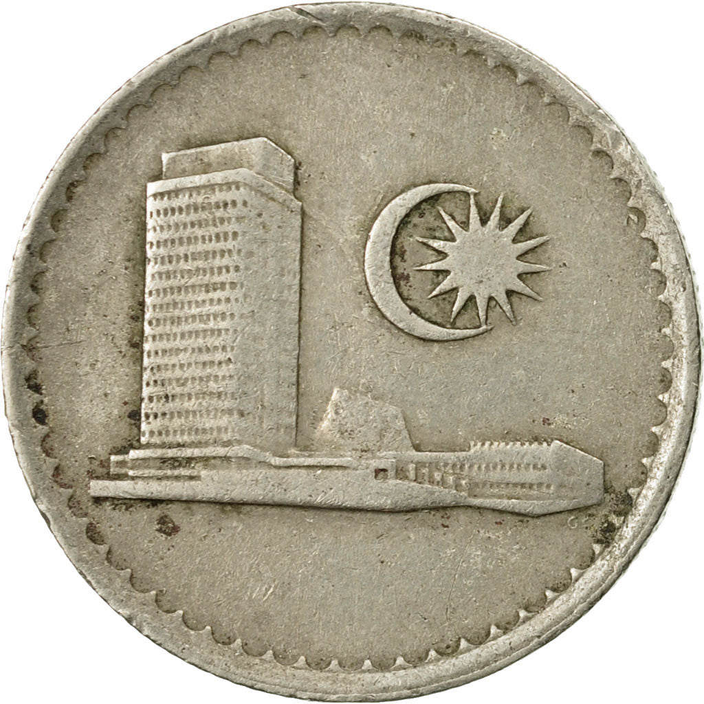 Coin, Malaysia, 10 Sen, 1982, Franklin Mint, EF(40-45), Copper-nickel, KM:3