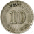 Moneda, Malasia, 10 Sen, 1982, Franklin Mint, MBC, Cobre - níquel, KM:3