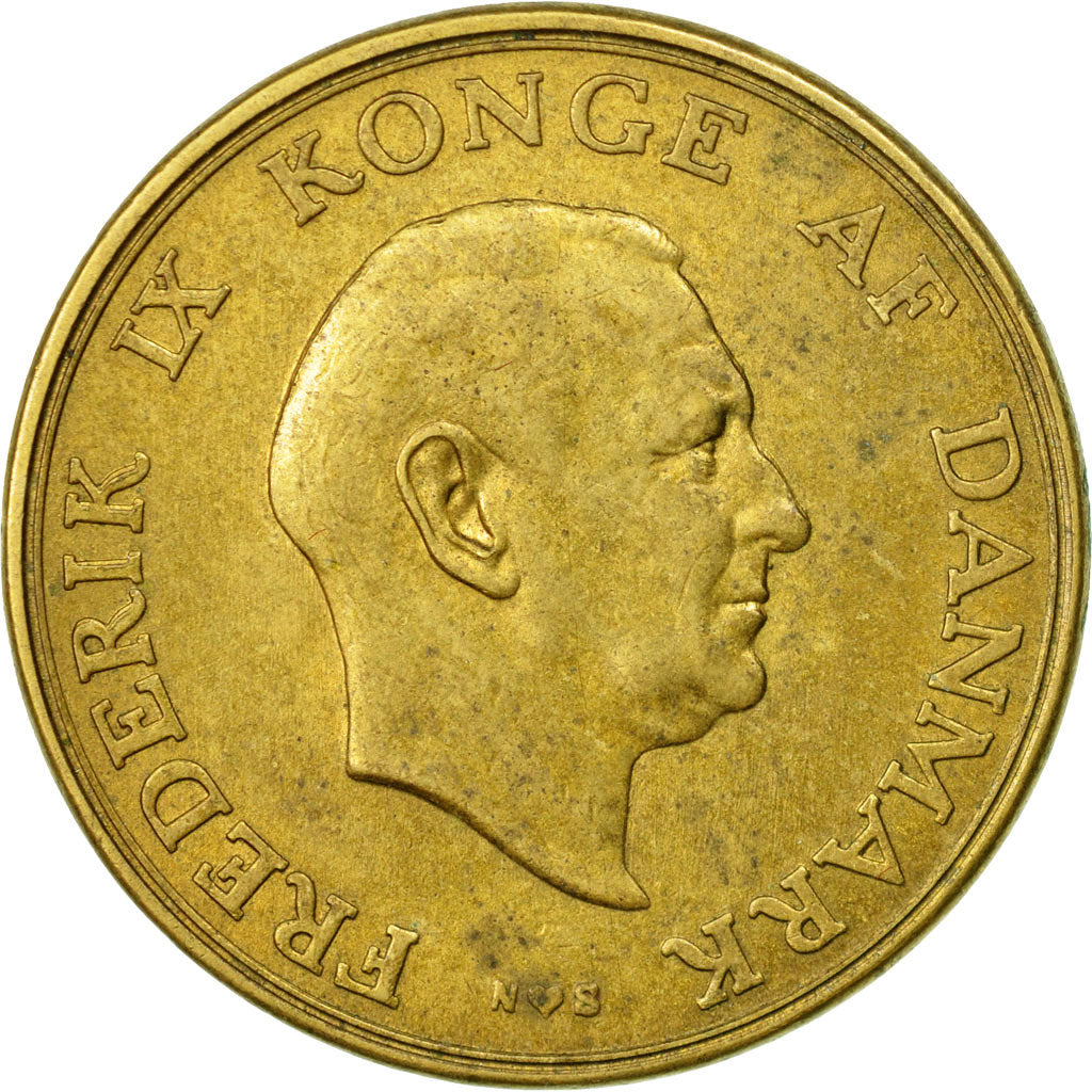 Coin, Denmark, Frederik IX, 2 Kroner, 1952, Copenhagen, EF(40-45)