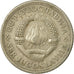 Coin, Yugoslavia, 2 Dinara, 1972, EF(40-45), Copper-Nickel-Zinc, KM:57