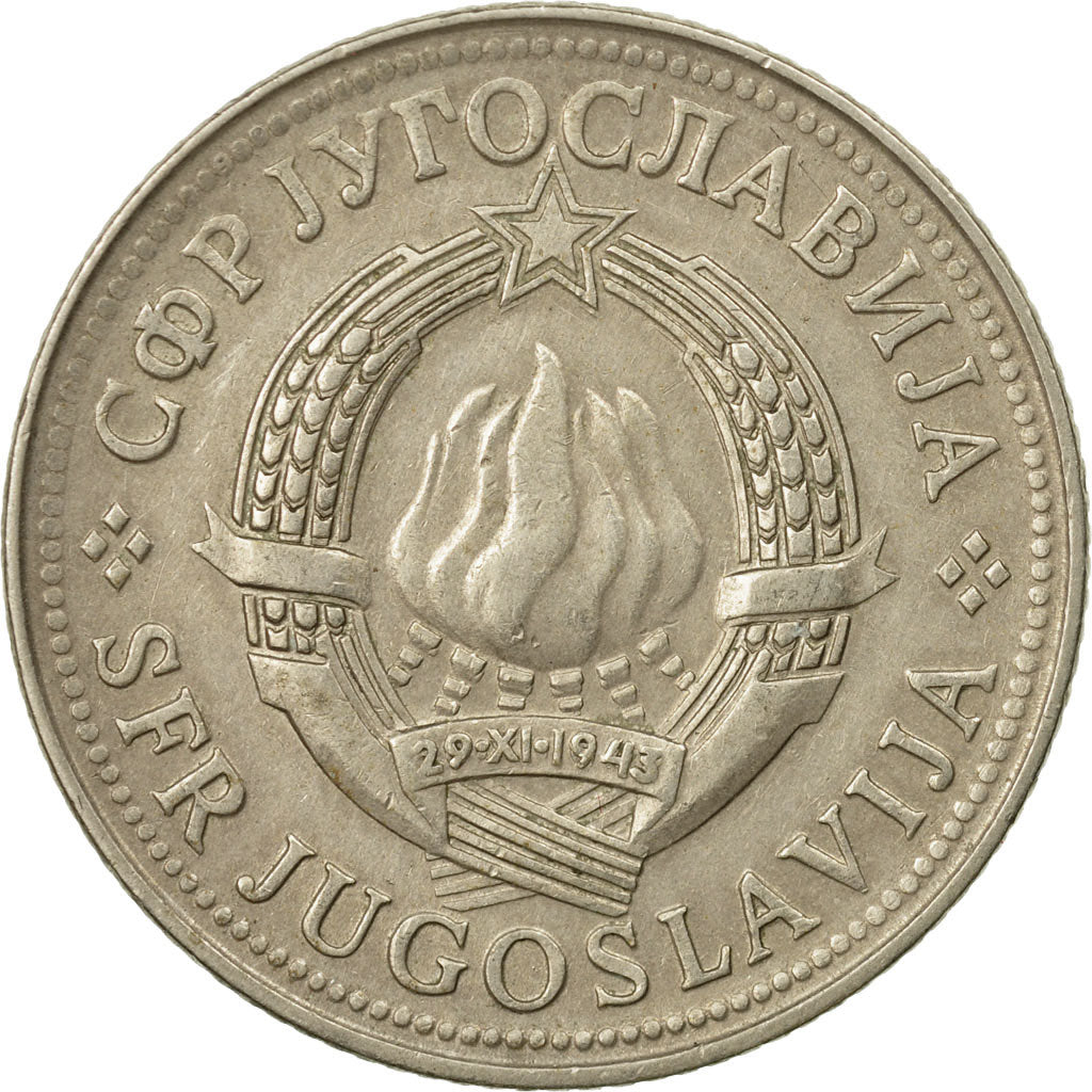 Coin, Yugoslavia, 10 Dinara, 1978, EF(40-45), Copper-nickel, KM:62