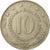 Moneta, Jugosławia, 10 Dinara, 1978, EF(40-45), Miedź-Nikiel, KM:62