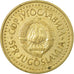 Moneta, Jugosławia, 5 Dinara, 1982, EF(40-45), Mosiądz niklowy, KM:88