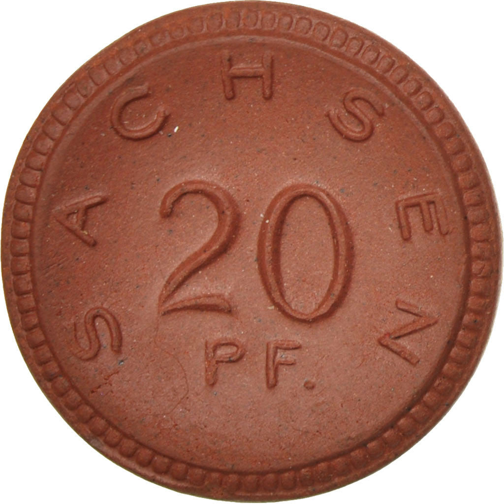 Moneta, Germania, 20 Pfennig, 1921, SPL, Porcellana
