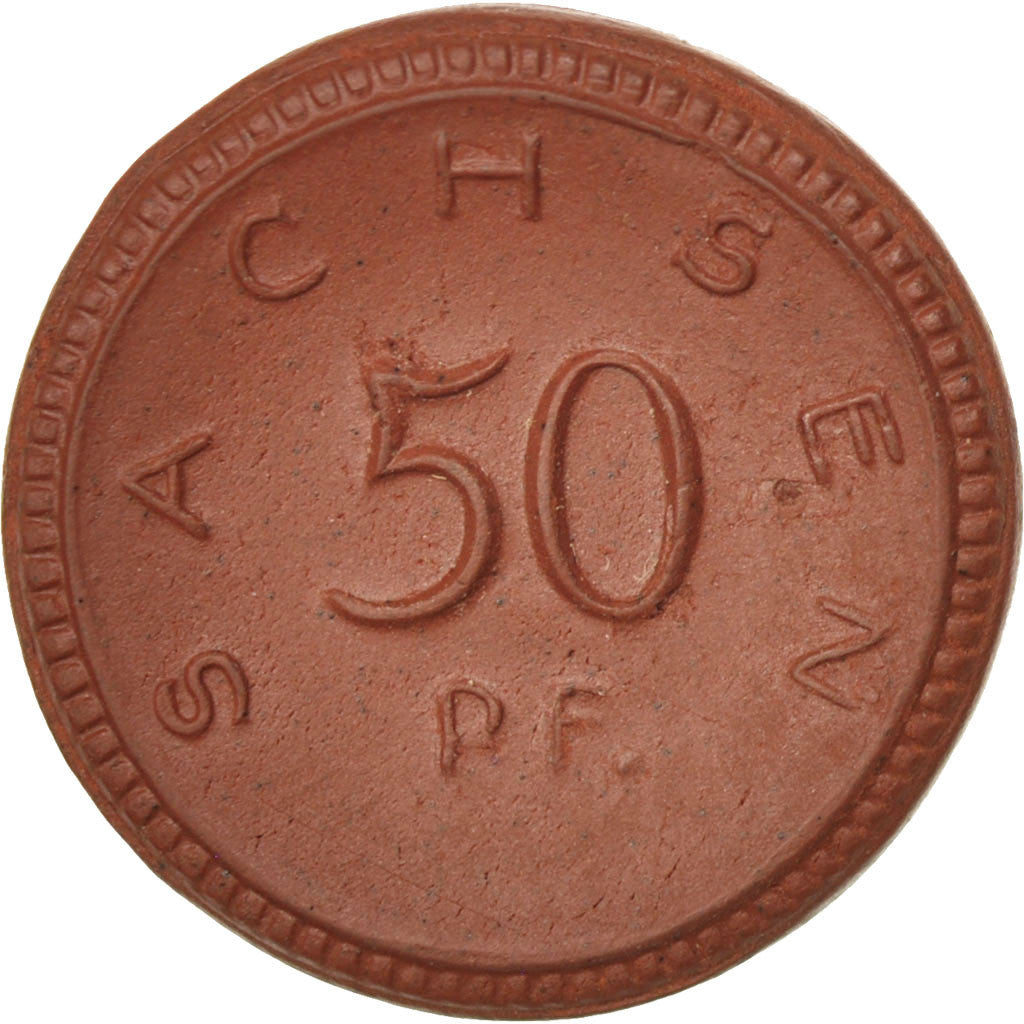 Moneda, Alemania, 50 Pfennig, 1921, SC, Porcelana